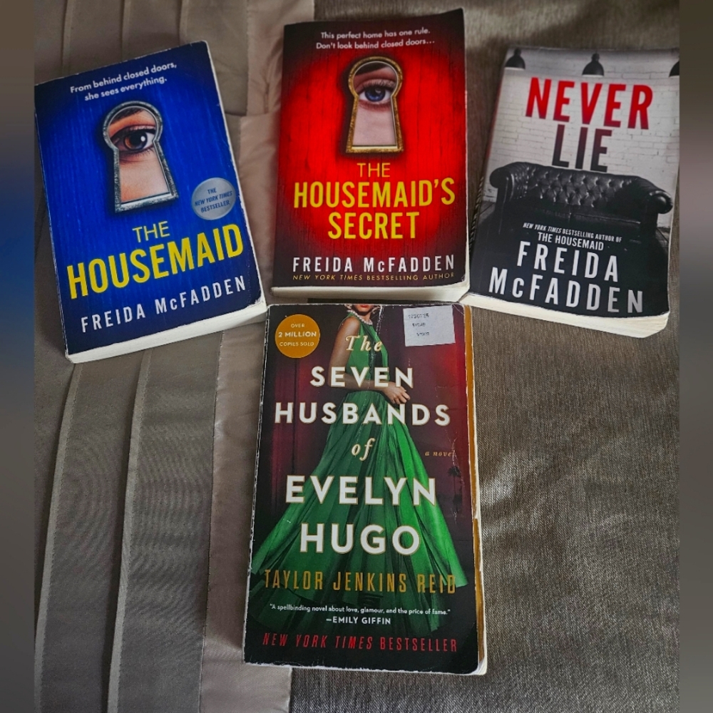 Four NY Times Bestsellers books